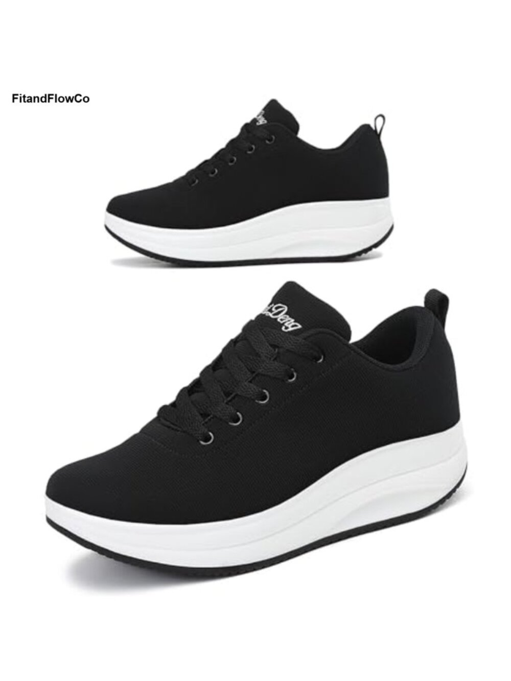 Women's Platform Sneakers Breathable Mesh Comfort Walking Shoes